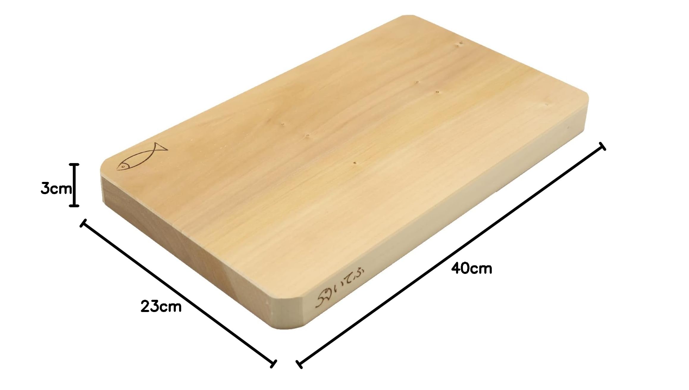 Amazon | 木屋 まな板 いちょう 40×23×3cm 天然木 一枚板 木製