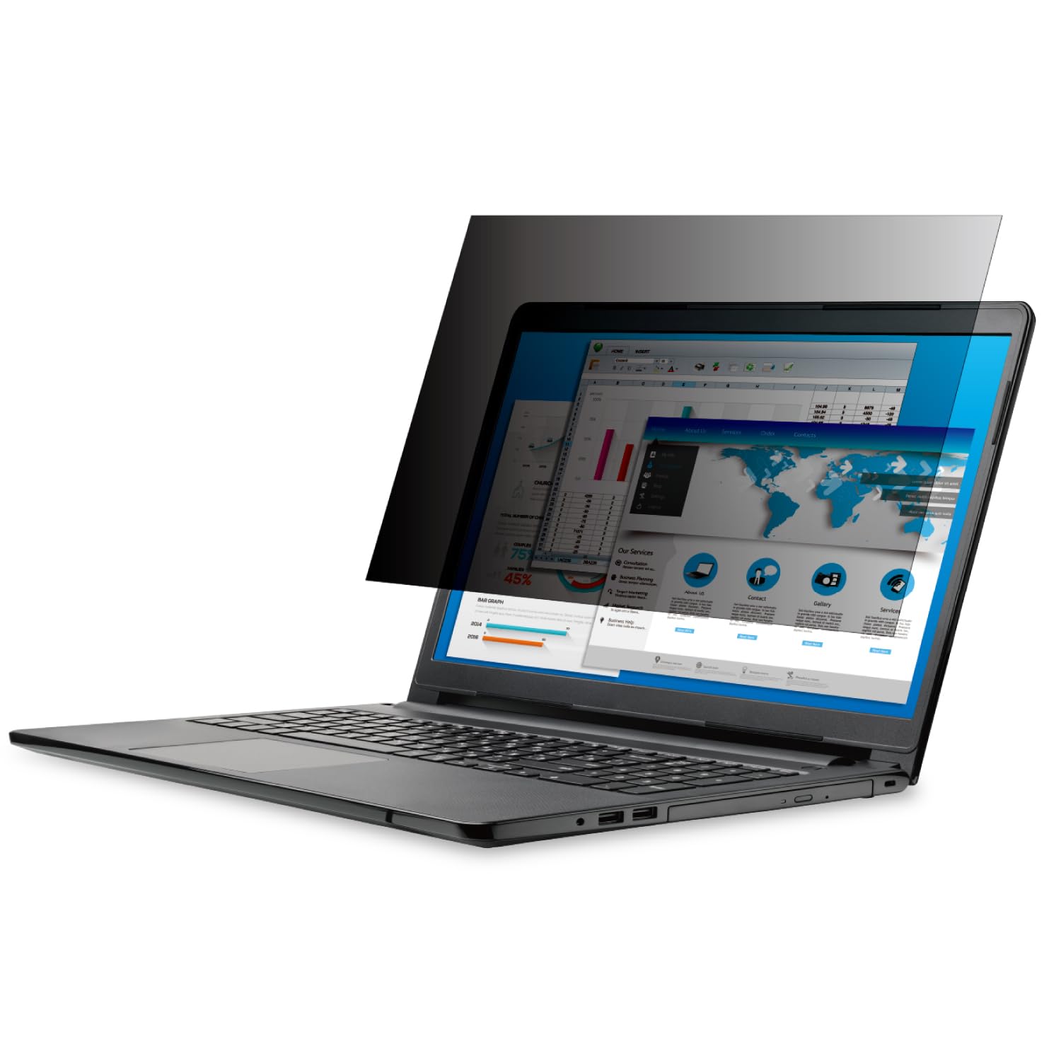 Amazon.co.jp: エレコム 液晶保護フィルター のぞき見防止 抗菌 14