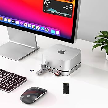 Amazon | Mac Mini M4 対応ハブ USB-Cハブ 10-in-1 -NVMe SSD拡張機能