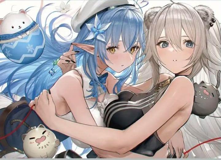 Amazon | 雪花ラミィ 獅白ぼたん プレイマット ホロライブ 5期生