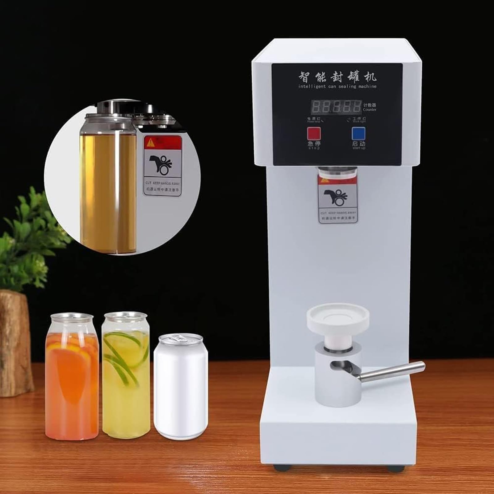 Amazon.co.jp: 缶シーリングマシン、業務用自動カップシーラーマシン