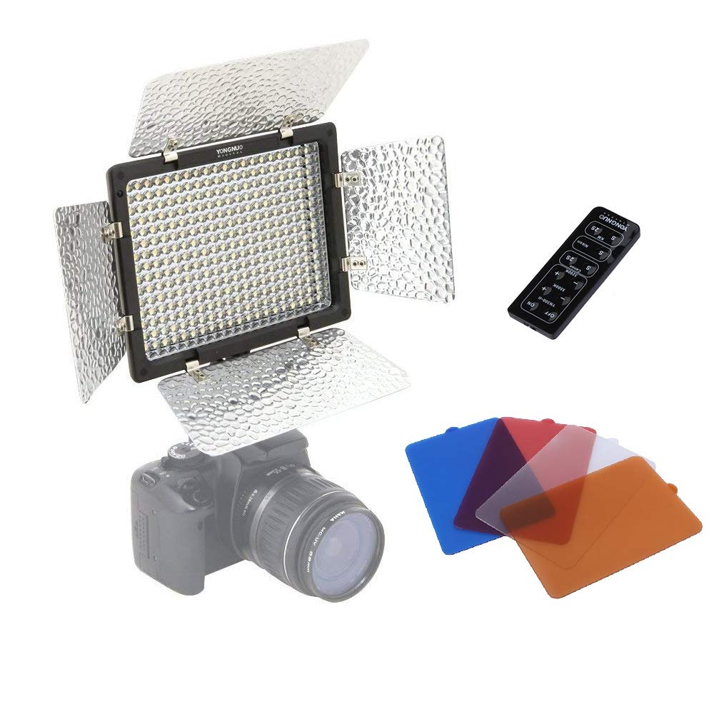 Amazon | YONGNUO製 YN300-Ⅱ 300球 LED ビデオライト 超高輝度 色温度