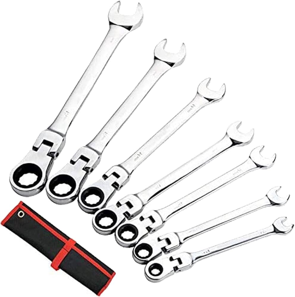 Amazon | Smilerain7本組 板ラチェットレンチ コンビネーションレンチ