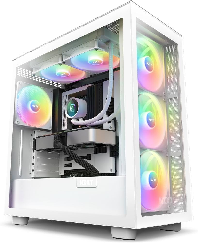 Amazon.co.jp: NZXT KRAKEN RGB 280 White 簡易水冷CPUクーラー RL