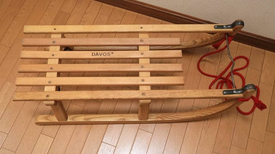 Amazon.co.jp: ダボス DAVOS 木製そり : おもちゃ