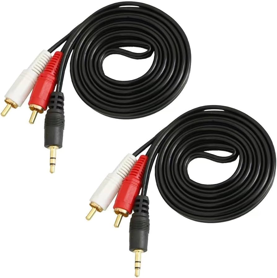 Amazon | ThtRht オーディオケーブル 1/8インチ 3.5mm TRS オス - 2