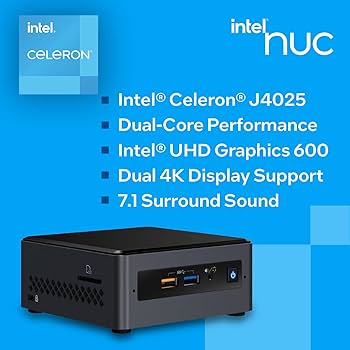 Amazon | インテル Intel® Celeron® プロセッサを搭載した Intel® NUC