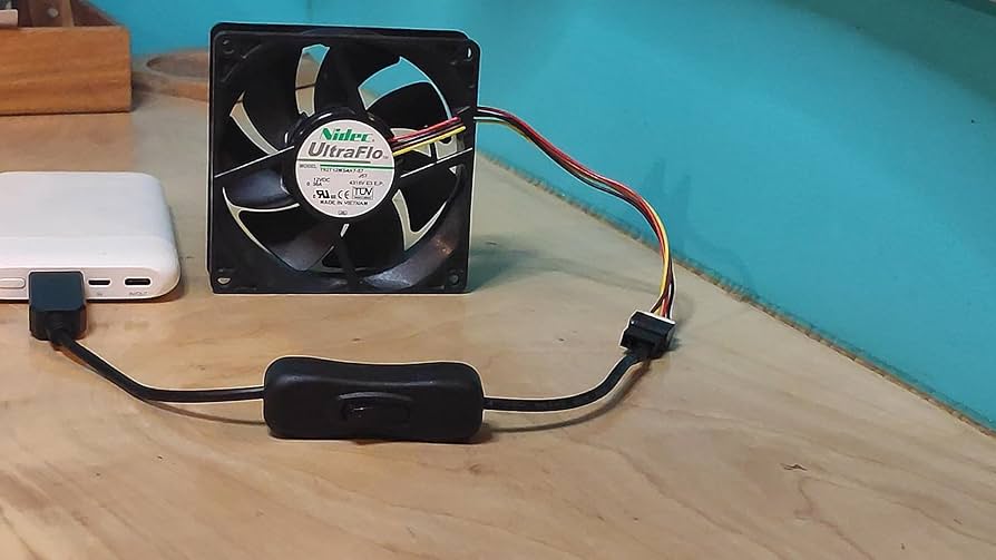 Amazon.co.jp: XYZA 風神 PC ファン用 スイッチ付き USB電源 変換