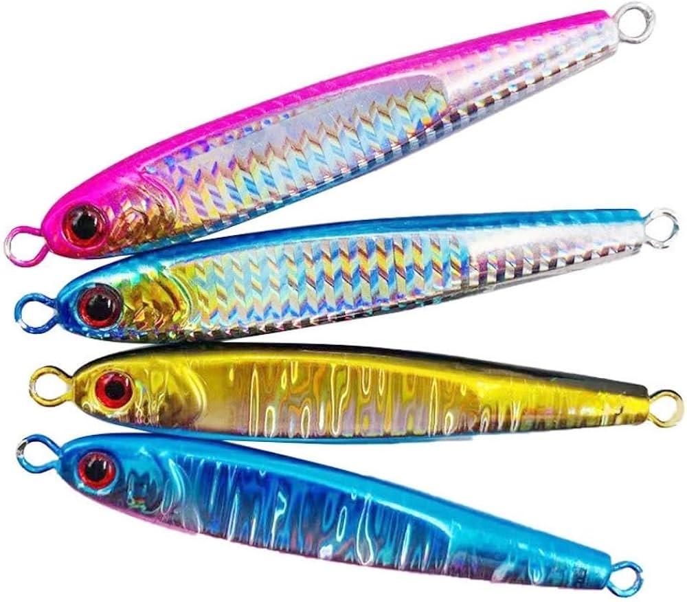 Amazon.co.jp: メタルジグ タチウオジギング TGベイト風 80g 4本