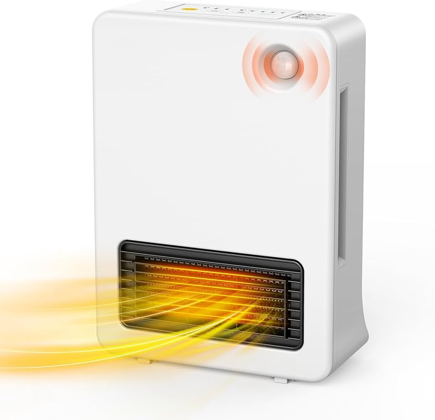 Amazon | HAHIHU セラミックヒーター 1200W 【人感センサー付き&節電