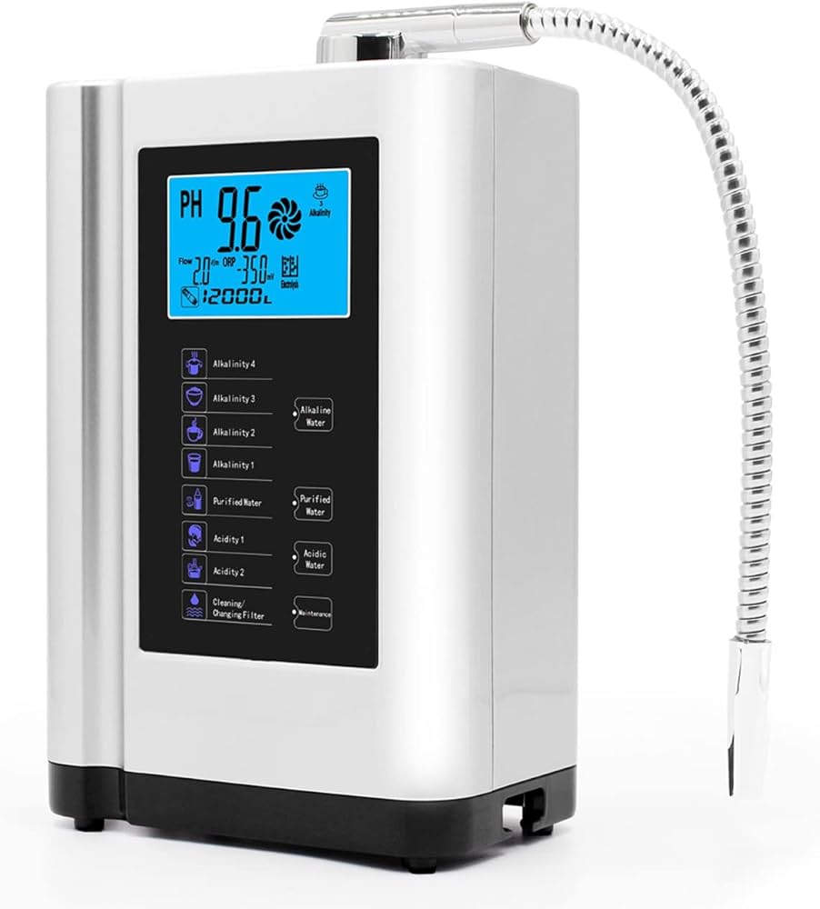 Amazon | アルカリ水イオナイザー、アルカリ水マシン AG7.0、家庭用水