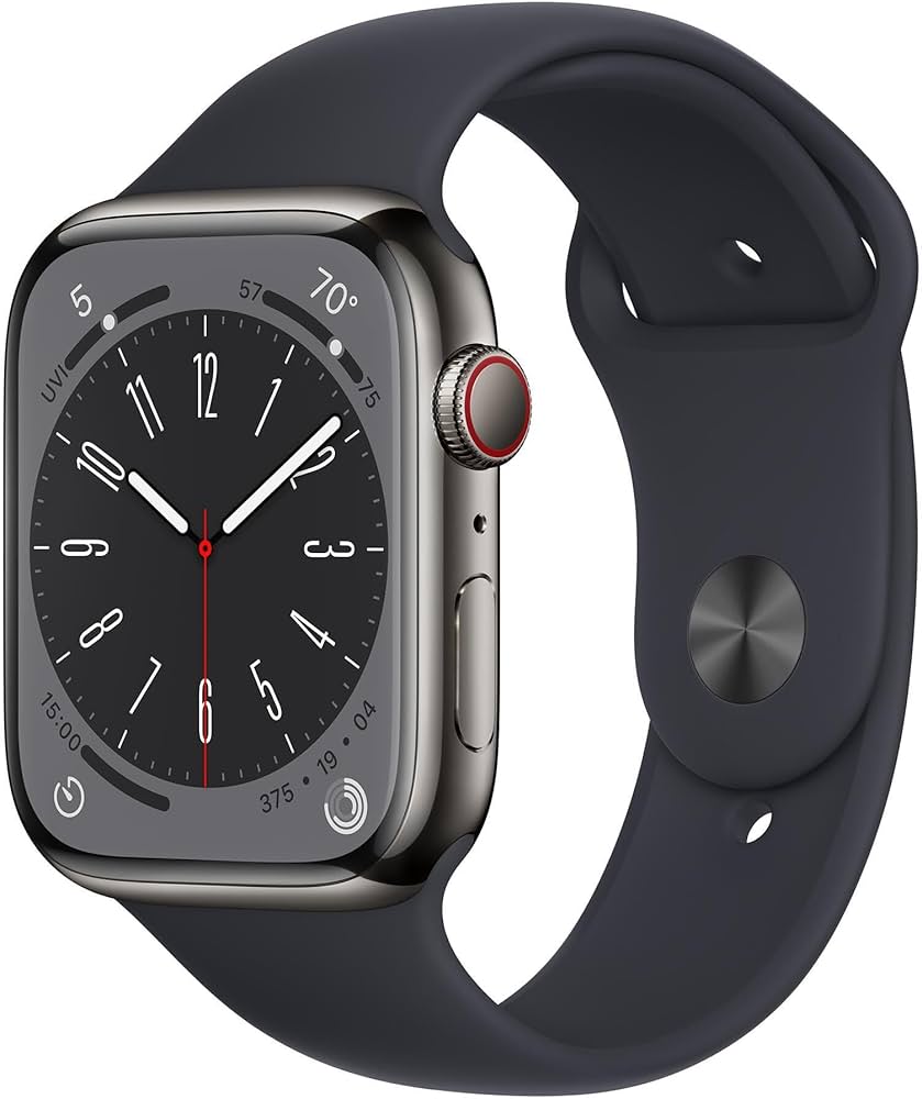 Amazon.com: Apple Watch Series 8 (GPS+Cellular, 45mm) - Graphite