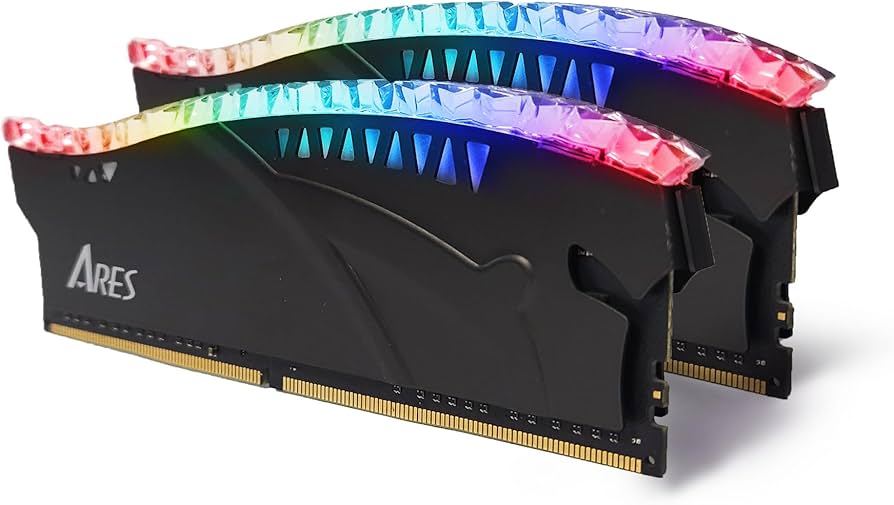 DATO DDR4 RAM 16GB (8GBx2) Memory with RGB Heatsink 3200MHz CL16