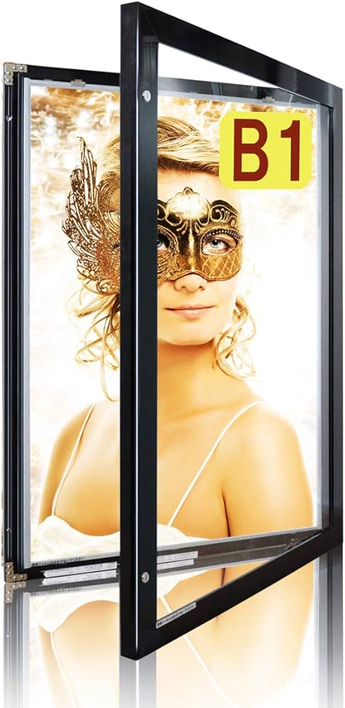 Amazon | 屋外用 LEDパネル ライトパネル 防水 B1サイズ シルバー 看板