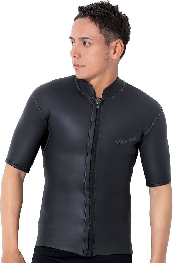 Amazon | FELLOW タッパー 2mm ショートスリーブ 半袖 フロントジップ