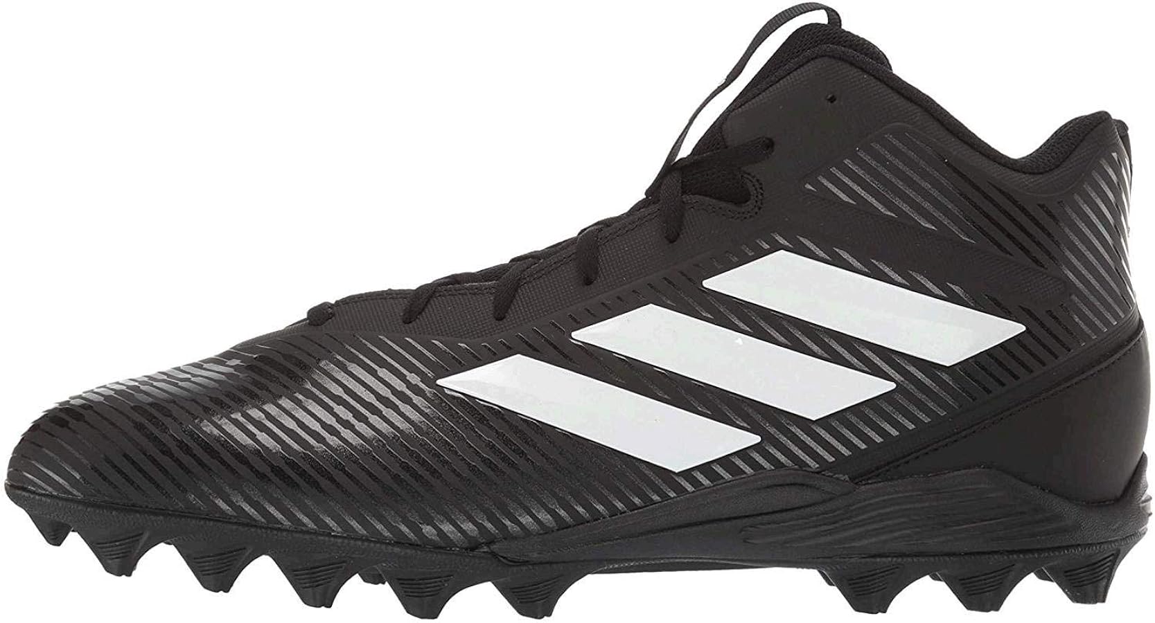 Amazon.com | adidas Men's Freak Mid MD Athletic Shoe, Black/White