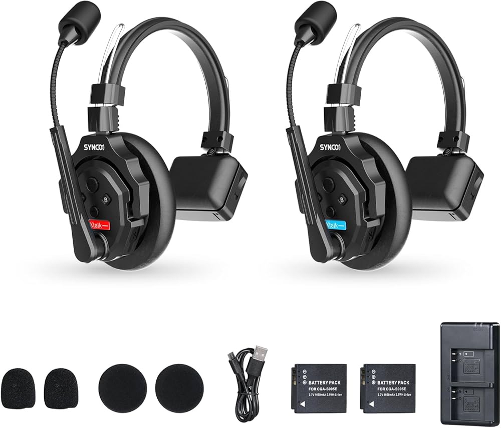 Amazon.co.jp: SYNCO XTALK X2 ワイヤレスインカムヘッドセット