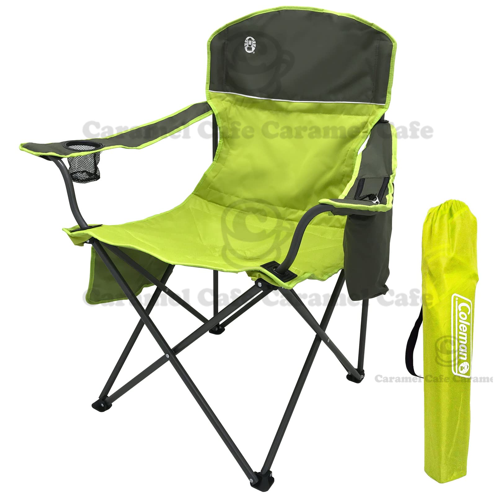 2脚セット）コールマン ツーウェイキャプテンチェア 赤 緑 コールマン