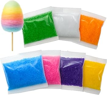 Amazon.co.jp: わたあめ ざらめ 7色×各100gセット ザラメ 綿あめ 綿