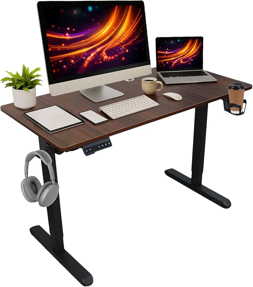 Amazon | 【姿勢がラクな 昇降範囲 65~110cm】Skyvance 電動 昇降