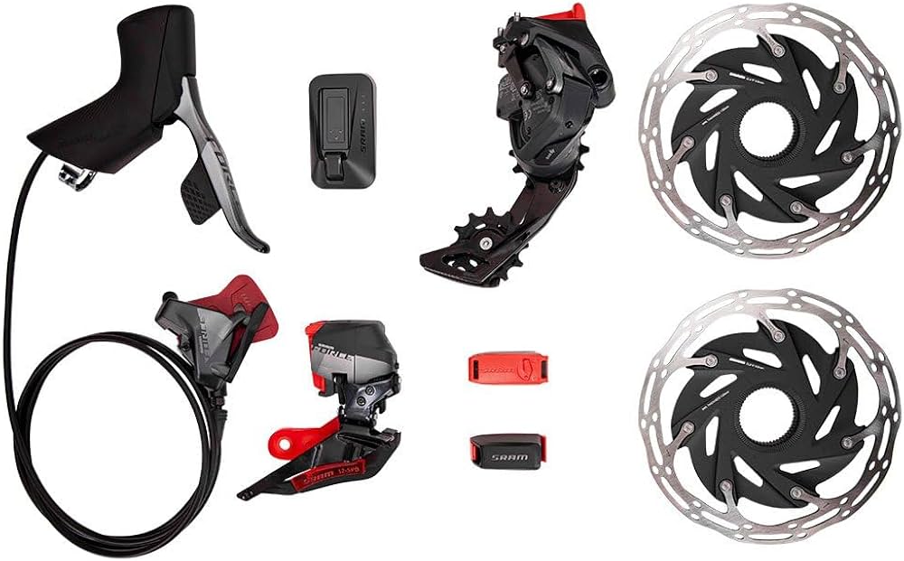 Amazon | SRAM Force eTap AXS 電子ロードグループセット - 2x12速 HRD