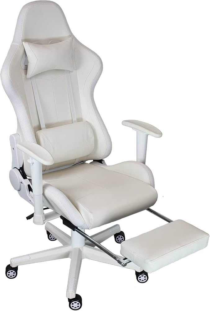 Amazon.co.jp: STYLISH JAPAN 公式 LED ゲーミングチェア 白 椅子