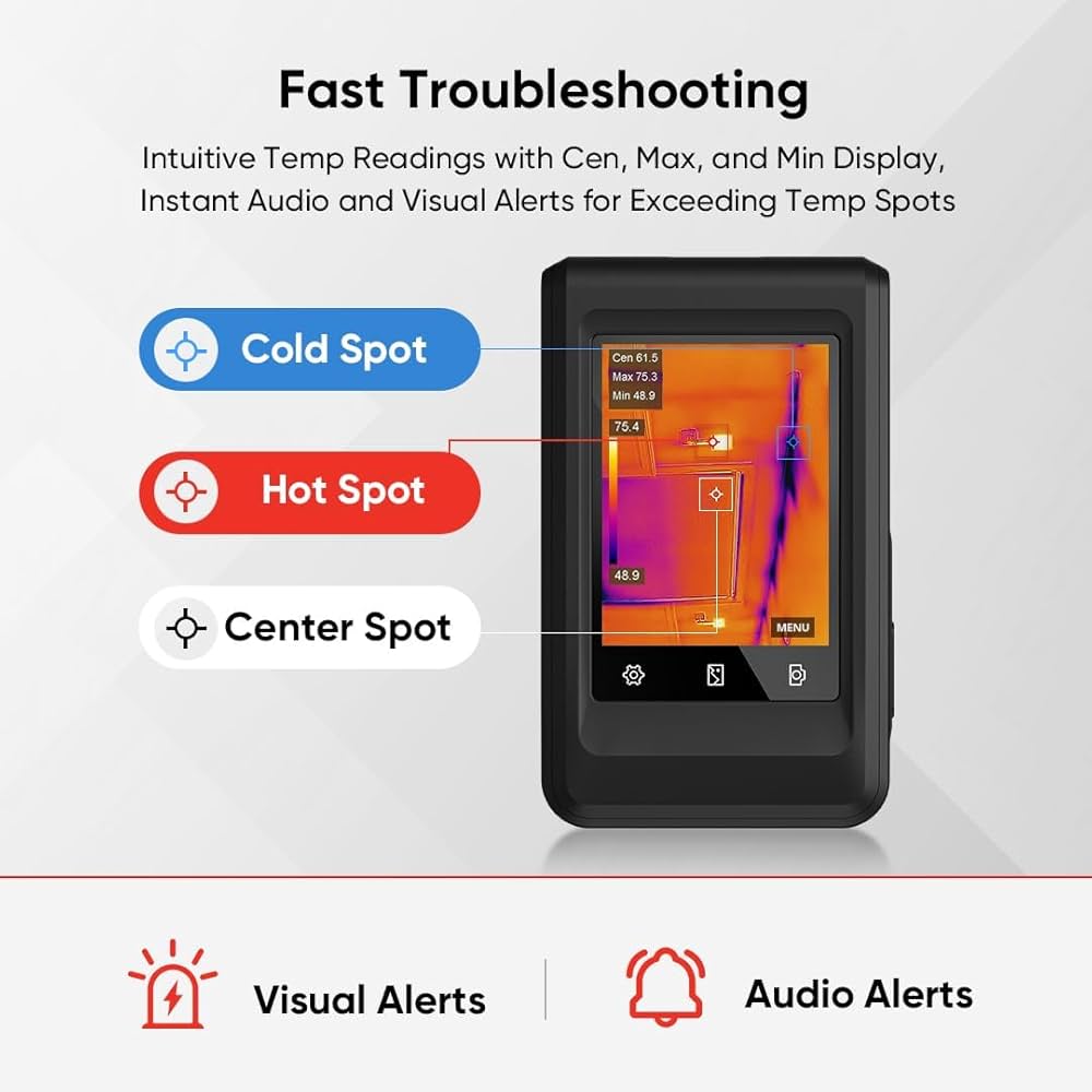 Amazon | HIKMICRO サーマルイメージングカメラ PocketC 256 x 192 IR
