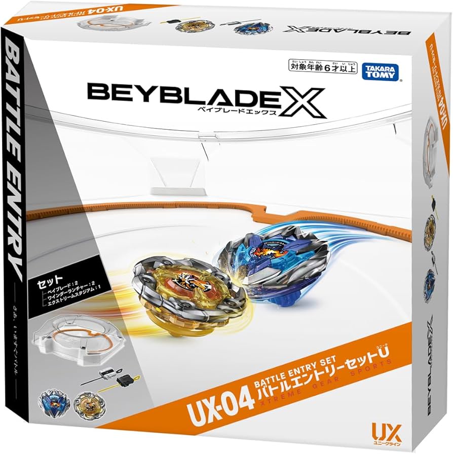 Amazon.com: Beyblade X Beyblade X UX-04 Battle Entry Set U : Toys