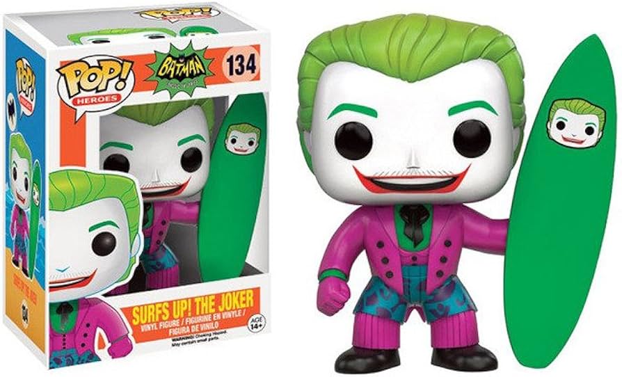 Amazon.com: Funko POP! Heroes: DC - Surfs Up! The Joker Vinyl