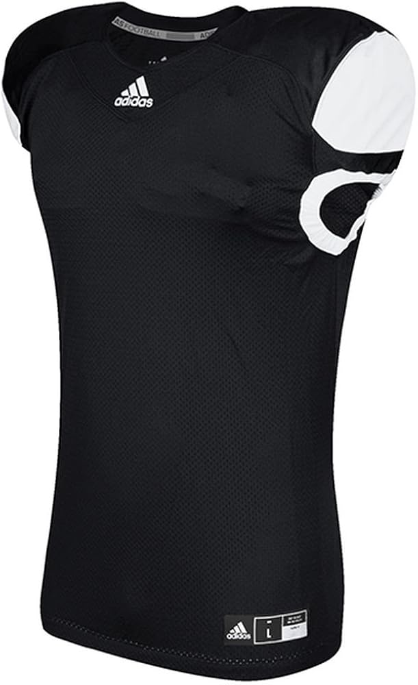 Amazon.com: adidas Men's Press Coverage Football Jersey Black