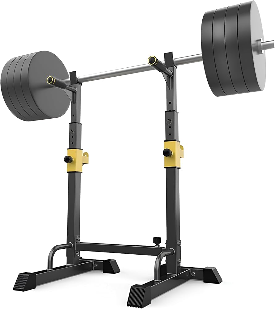 Amazon | バーベル スタンド 筋トレ ベンチプレスラック スクワット