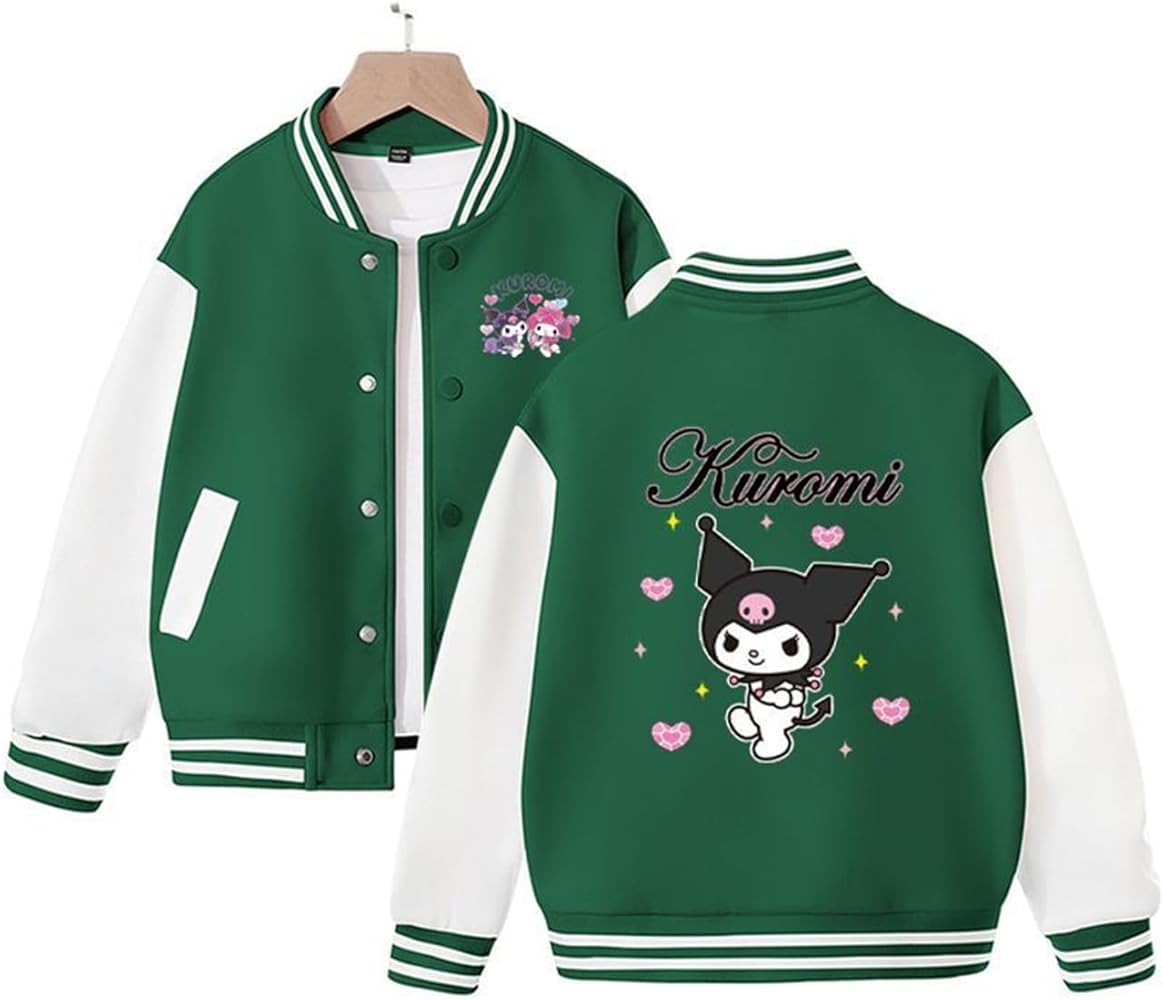 Amazon | 子供用 サンリオ クロミ ジャケット パーカー スタジャン