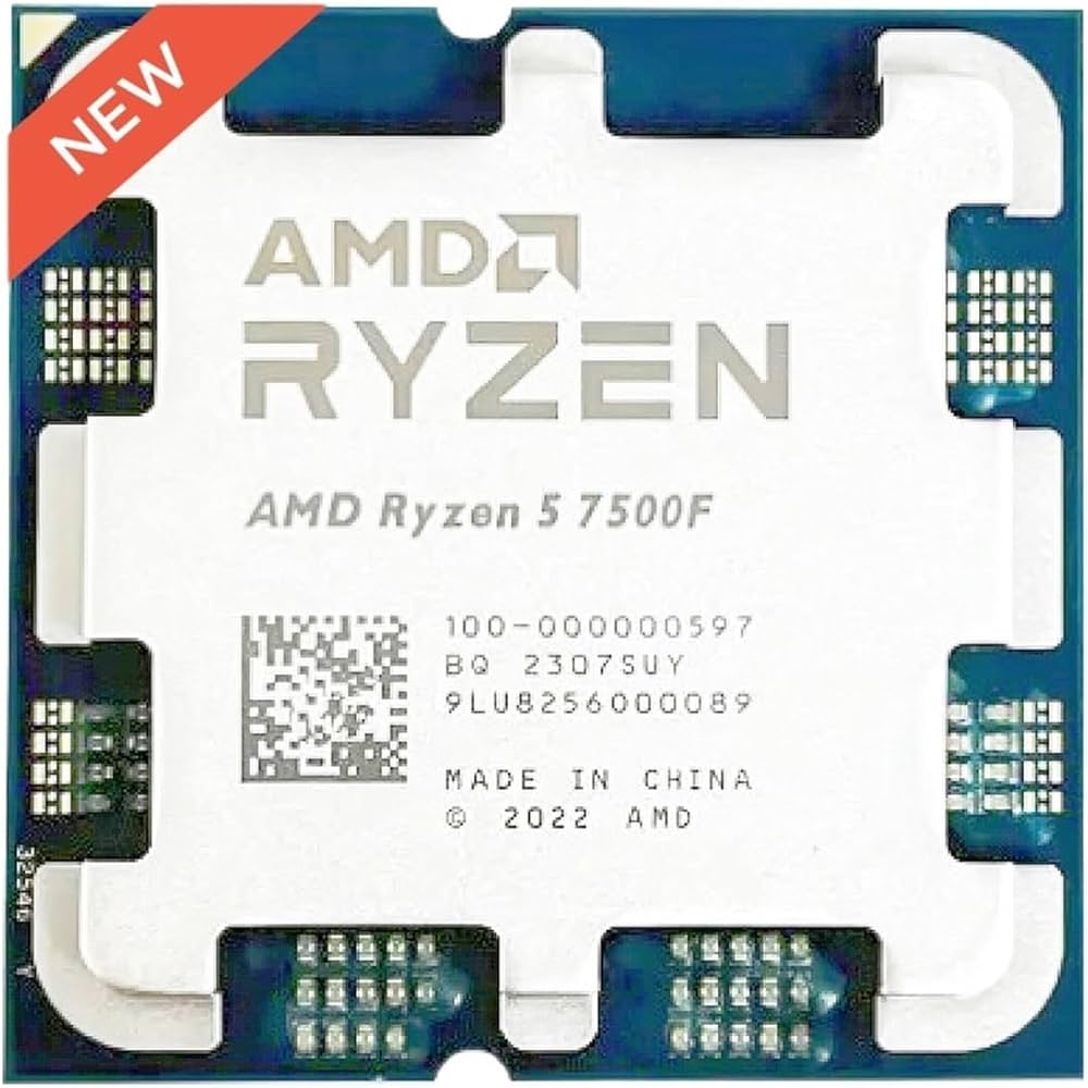 Amazon | CPUプロセッサー AMD Ryzen 5 7500F R5 7500F 3.7GHz 6コア