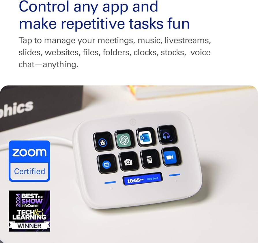 Elgato Stream Deck Neo – USB Productivity Controller, 8