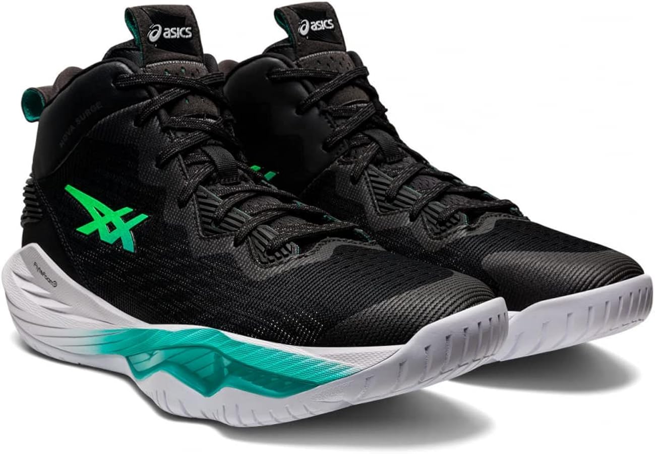 Amazon.co.jp: ASICS Novasage 2 Bash Basketball Shoes, black/green