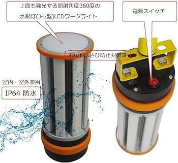 Amazon.co.jp: WithProject 360度 LED 投光器 ワークライト 45W 全方向