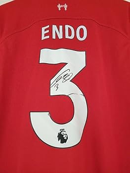 Amazon.co.jp: リヴァプール 遠藤航 サイン ユニフォーム 正規 証明書