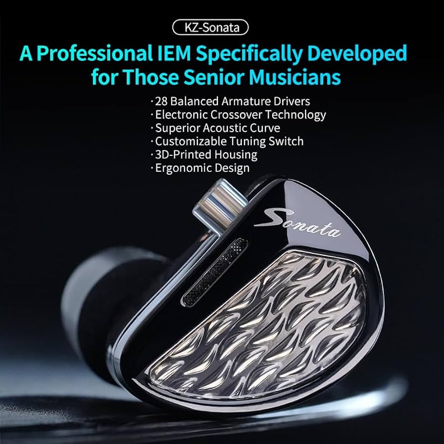 Amazon.com: KZ Sonata 14 Balanced Armature Drivers Headphone,in