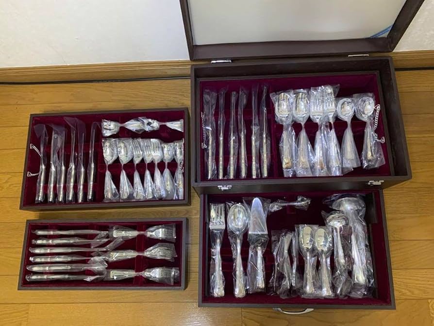 Amazon | 銀座和光 WAKO銀仕上げカトラリーBOXセット 103ピース | ノー