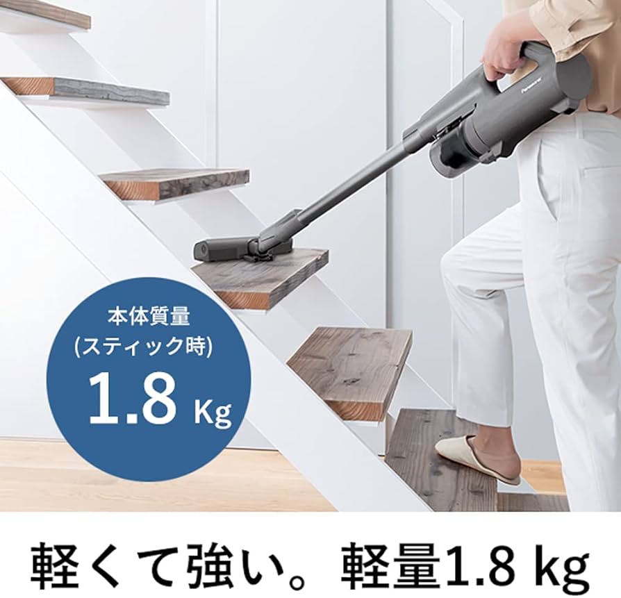 Amazon | パナソニック コードレス 掃除機 グレージュ MC-SB52K-HC
