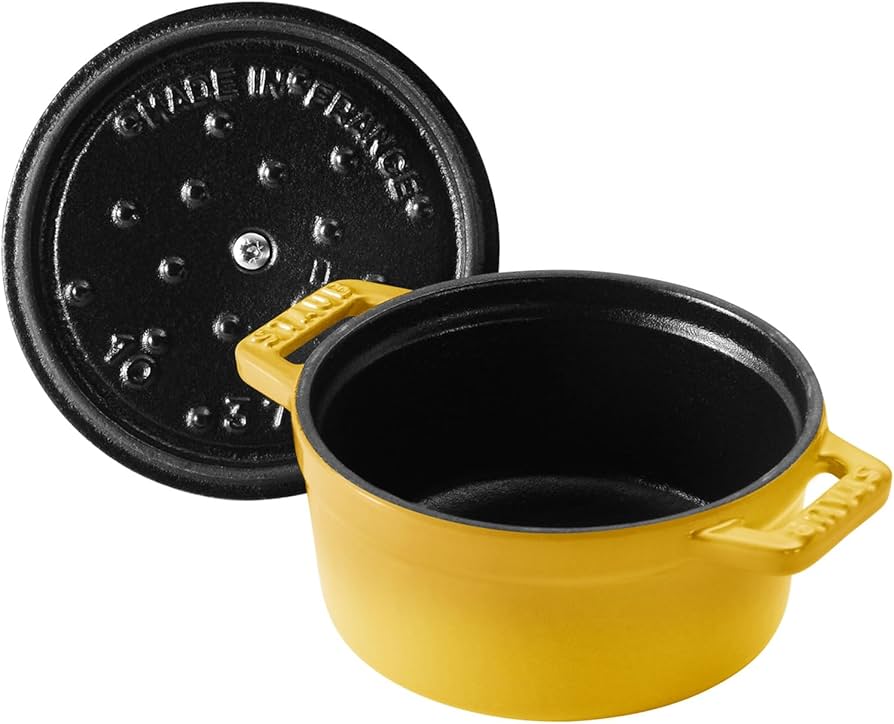 Amazon｜staub ストウブ 「 ミニ ピコ ココット ラウンド シトロン