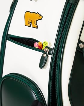 Amazon | [ジービーゴルフ] GBG キャディーバッグ ホワイト×グリーン