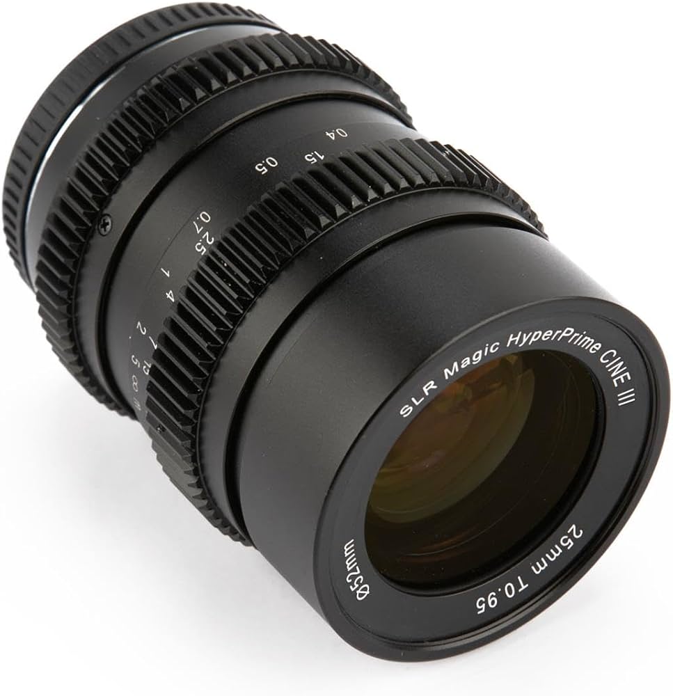 Amazon.co.jp: SLR Magic 25mm T0.95 Hyperprime Cine III レンズ 50mm
