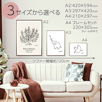 Amazon.co.jp: アンリ マティス ポスター アートポスター 低木