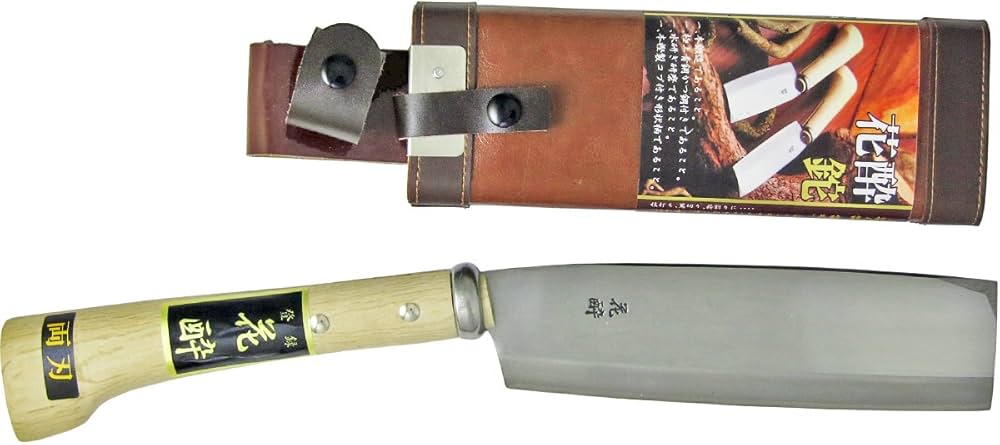Amazon | 近与(KONYO) 花酔 サヤ付鉈(土佐)両刃 青鋼 180mm | なた
