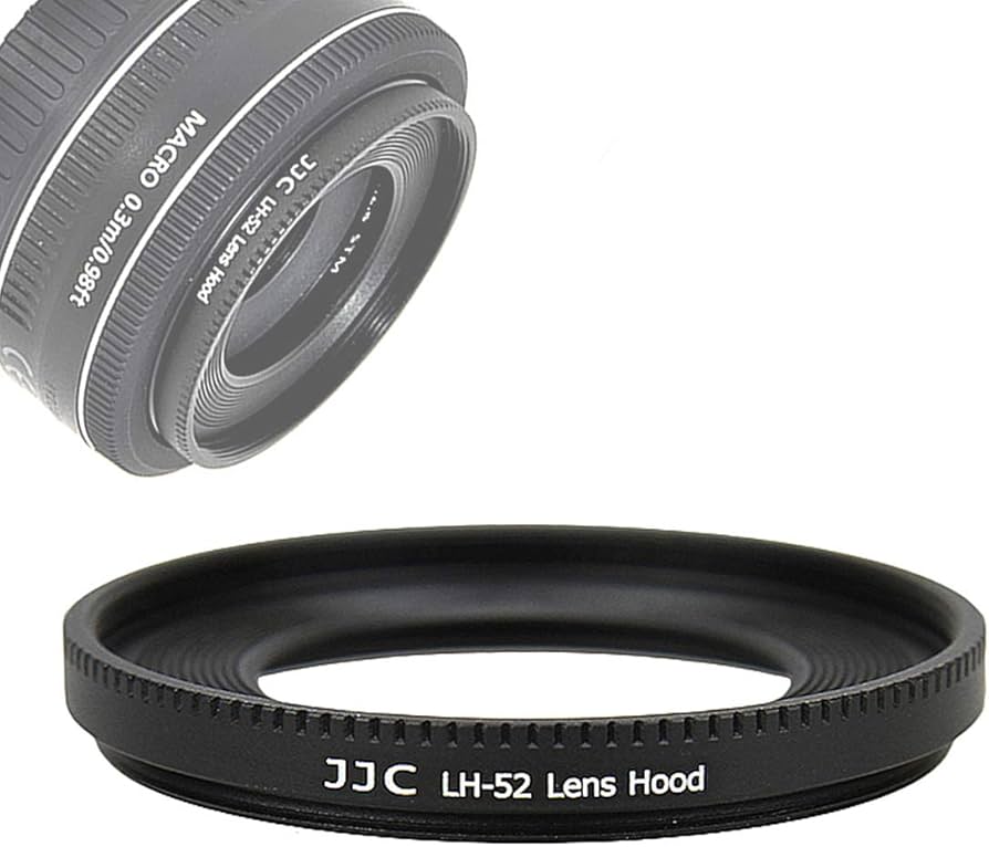 Amazon.com : JJC LH-52 Metal Lens Hood for Canon EF 40mm f/2.8 STM