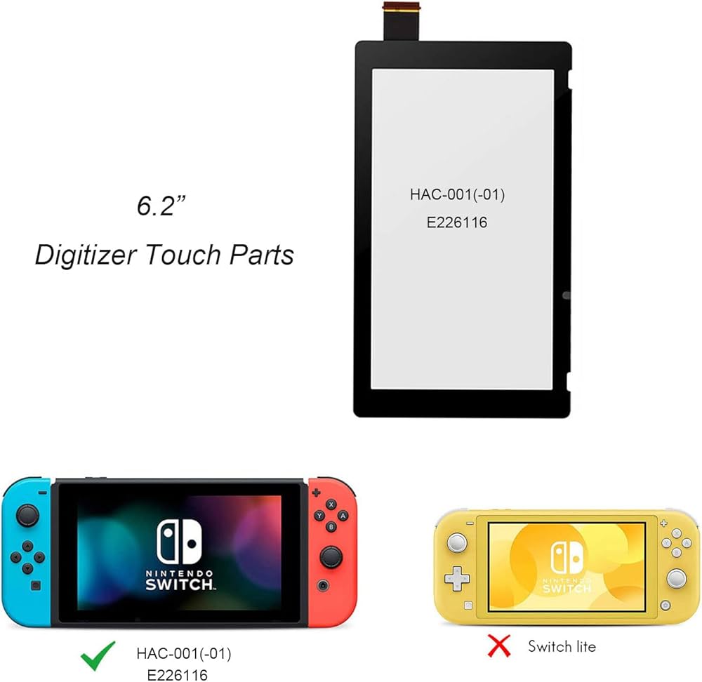 Amazon.com: Replacement Digitizer Touch Screen Parts for Nintendo