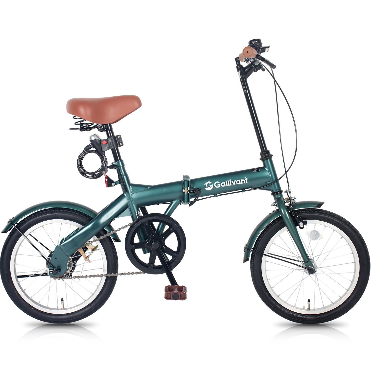 Amazon | 折りたたみ自転車 16インチ GV-16A Gallivant フロントライト