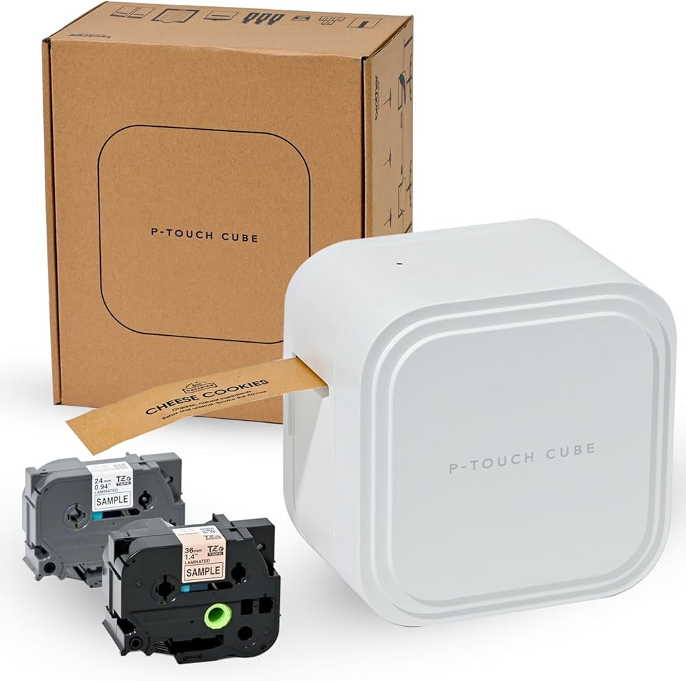 Amazon | ブラザー ラベルライター ピータッチキューブ PT-P910BT