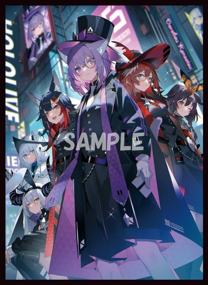 混沌の女神様 ホロライブ ハーフプレイマット スリーブ 泥棒建設 混沌